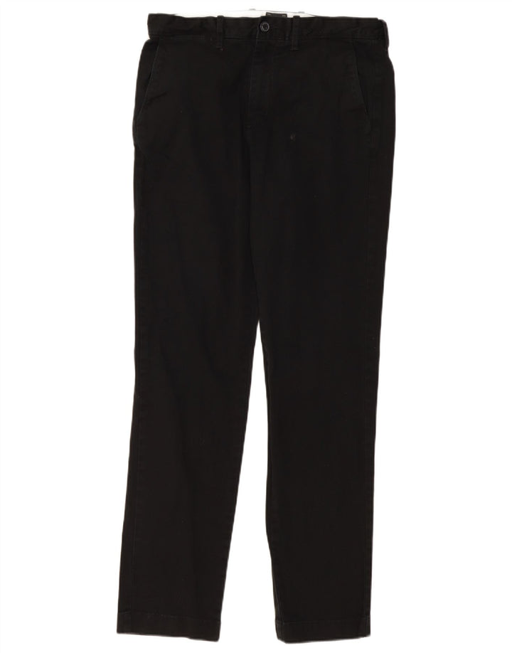 Pantaloni chino slim pentru bărbați J. Crew L31 L32, bumbac negru, clasici