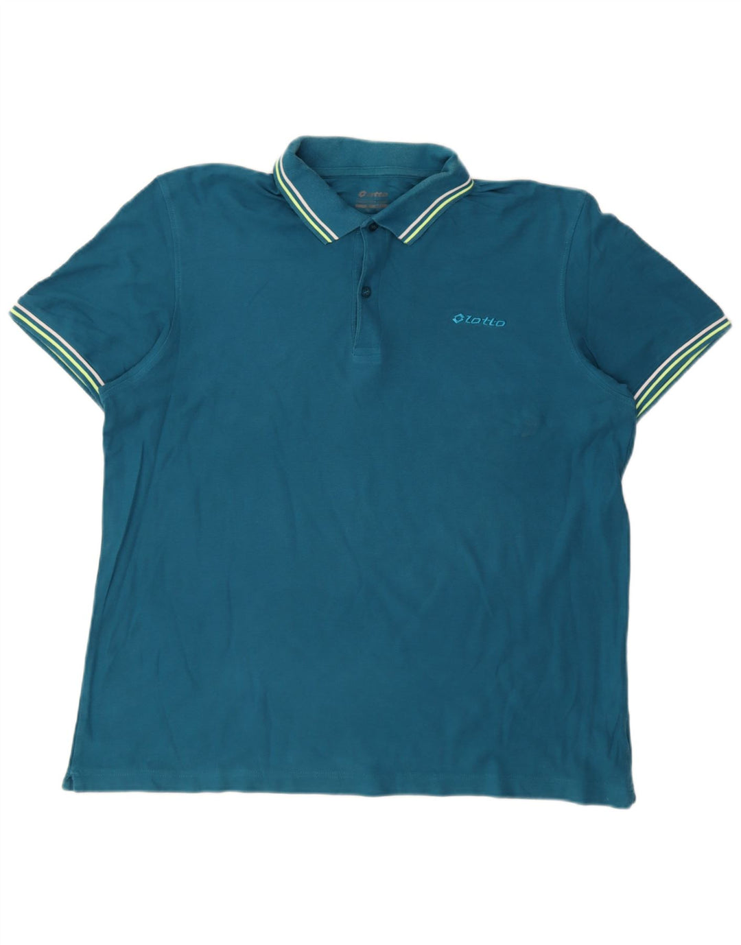 Tricou polo pentru bărbați Lotto XL Bumbac albastru