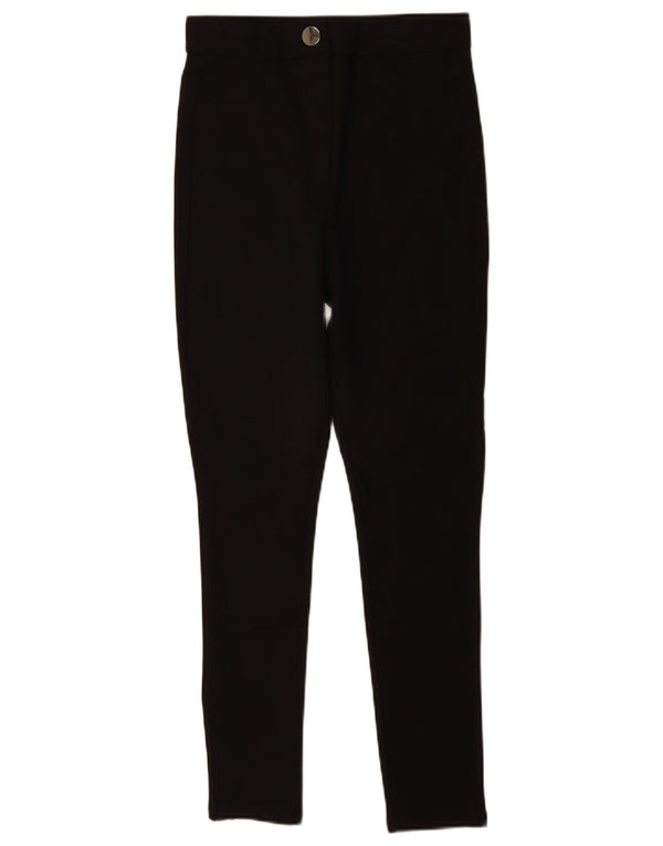 Pantaloni skinny casual pentru femei Zara Mediu L28 L28 Viscoza neagra