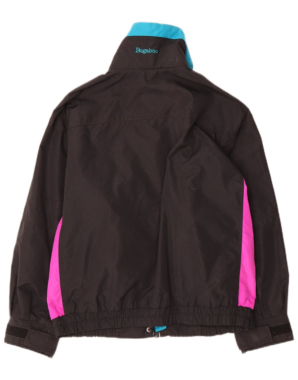 Jachetă Windbreaker oversized Columbia pentru femei UK 14 Medium Black Colorblock