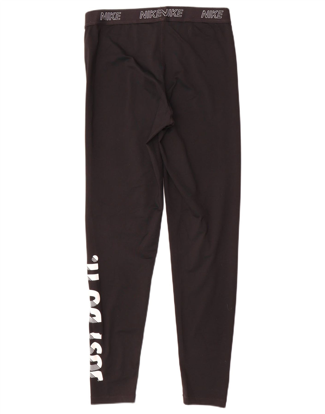 Leggings grafic Nike pentru femei UK 14, mare, negru, poliester