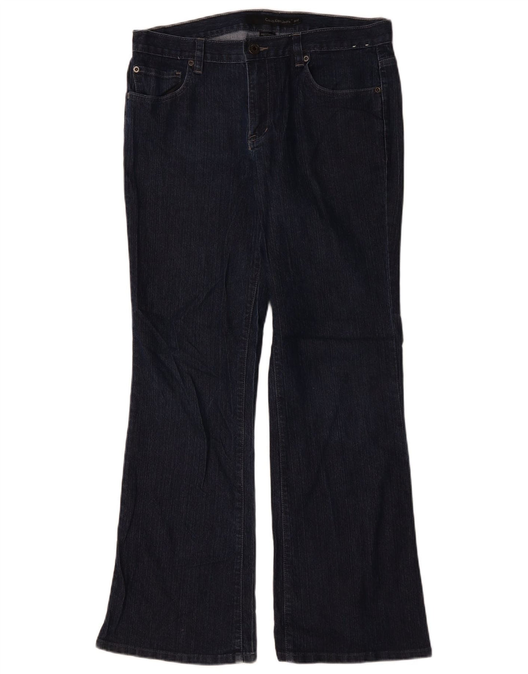 Calvin Klein Jeans Bootcut pentru femei US 12 Large W34 L31 Bleumarin Bumbac