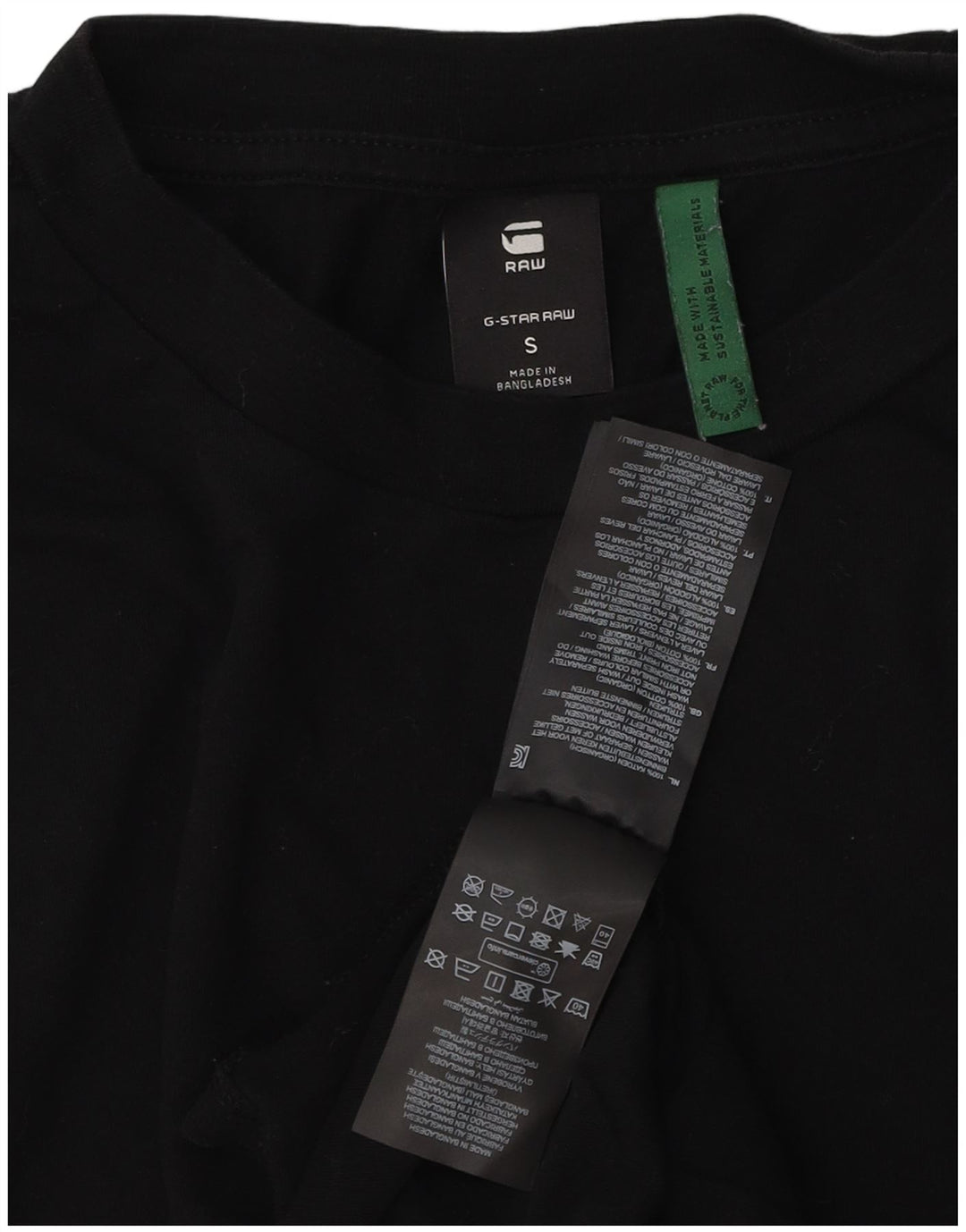 Tricou Bărbați G-Star Top Mic Negru Bumbac