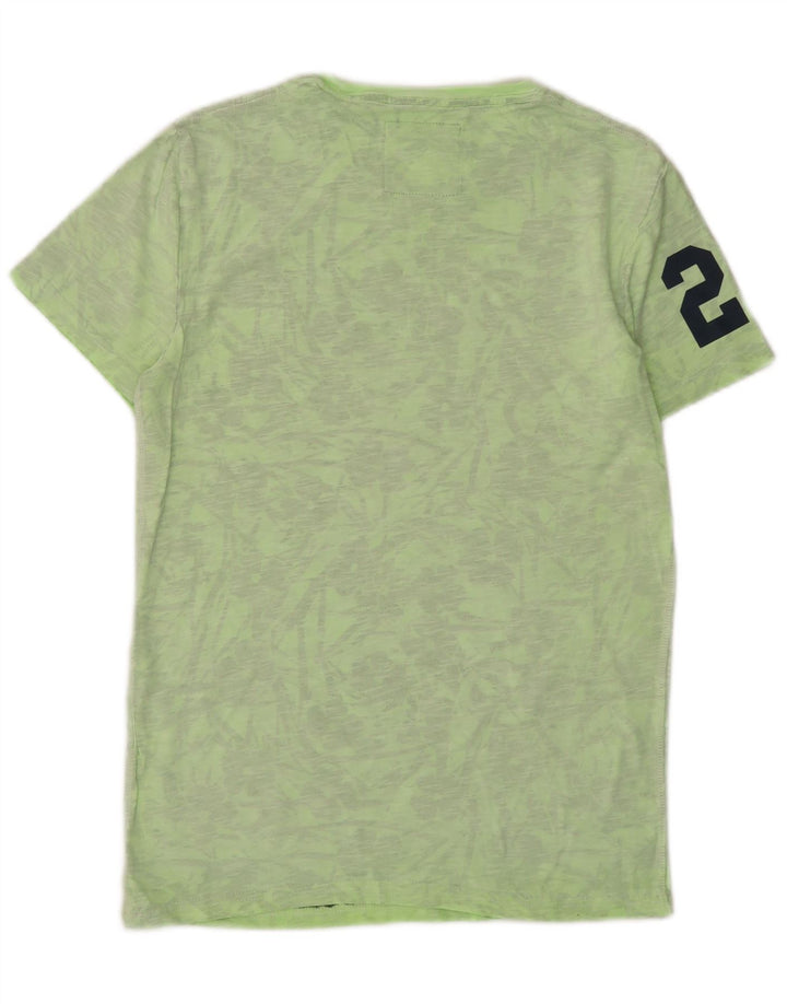 SUPERDRY tricou grafic pentru bărbați Top XS bumbac verde
