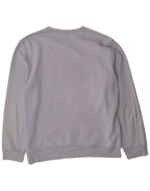 Hanorac grafic Gap pentru bărbați, XL, bumbac, albastru