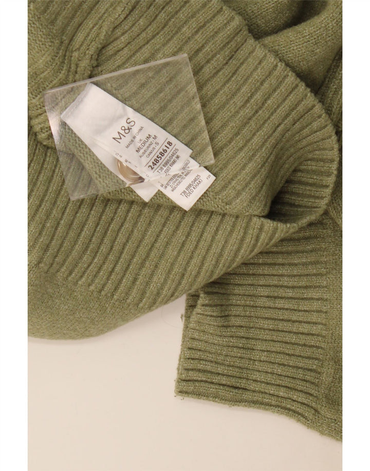 Pulover cardigan supradimensionat pentru femei Marks & Spencer UK 14 Medium Khaki