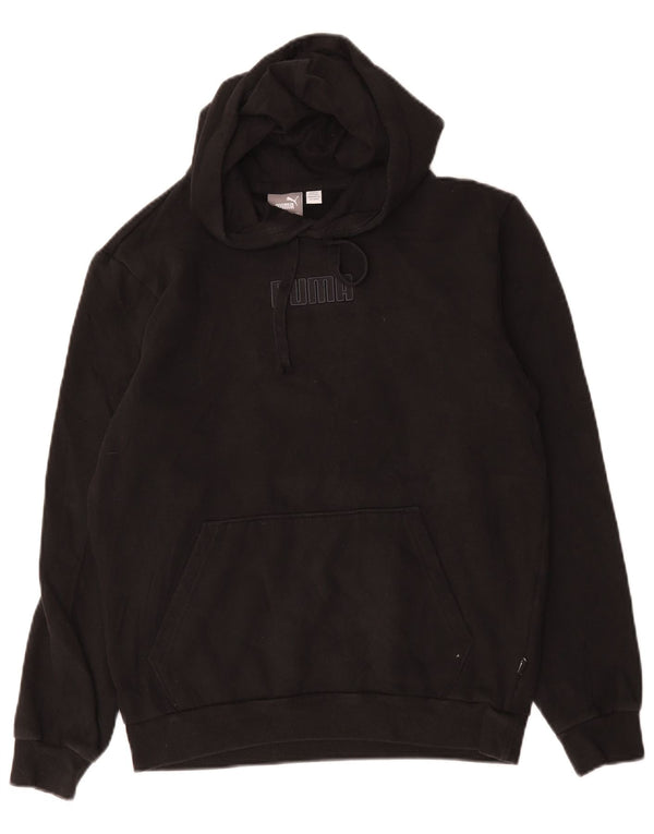 Pulover pentru bărbați Puma Graphic Hoodie Jumper mic, negru, bumbac