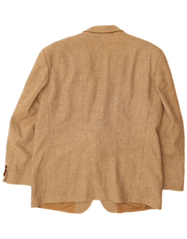 PLACE VENDOME Jachetă pentru bărbați cu 2 nasturi, UK 40, lână mare, bej