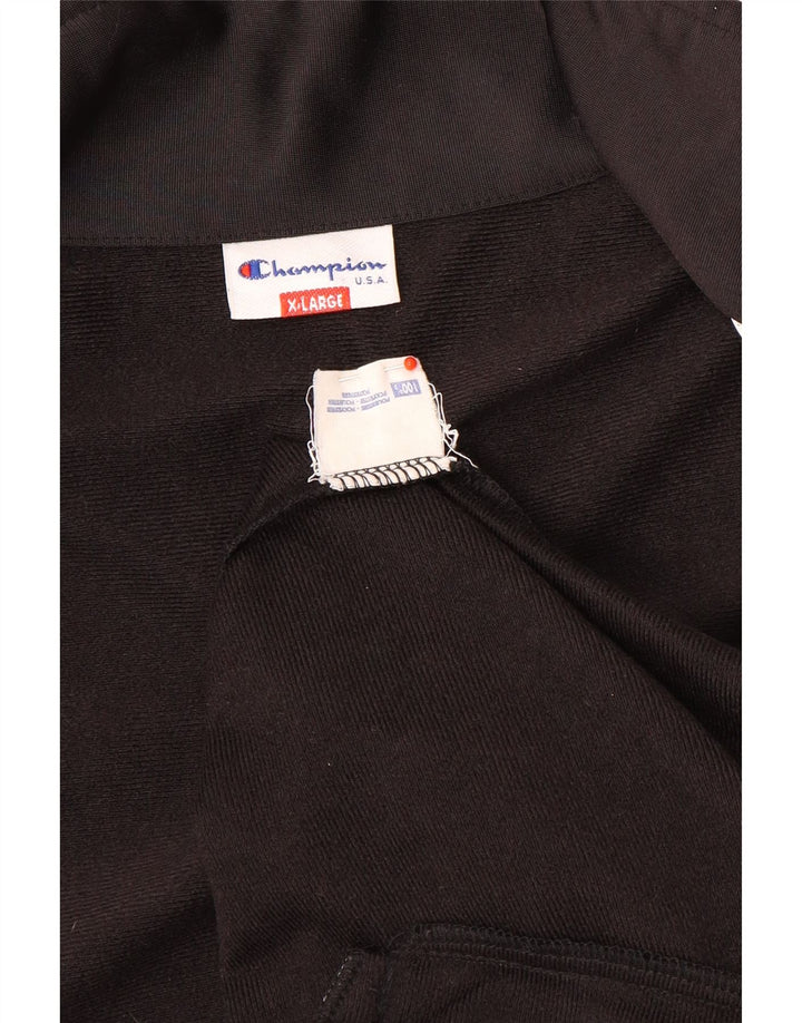 Jachetă de top pentru trening grafic pentru bărbați Champion XL, negru, bloc de culoare