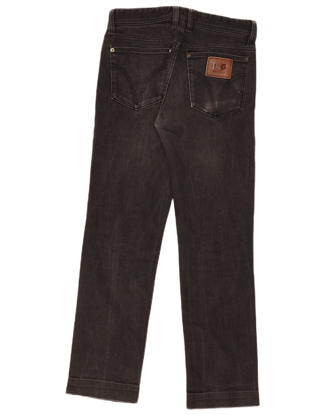 Blugi slim pentru femei Dolce & Gabbana W31 L31 bumbac negru
