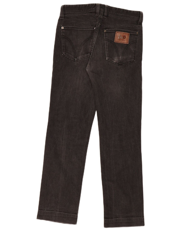 Blugi slim pentru femei Dolce & Gabbana W31 L31 bumbac negru