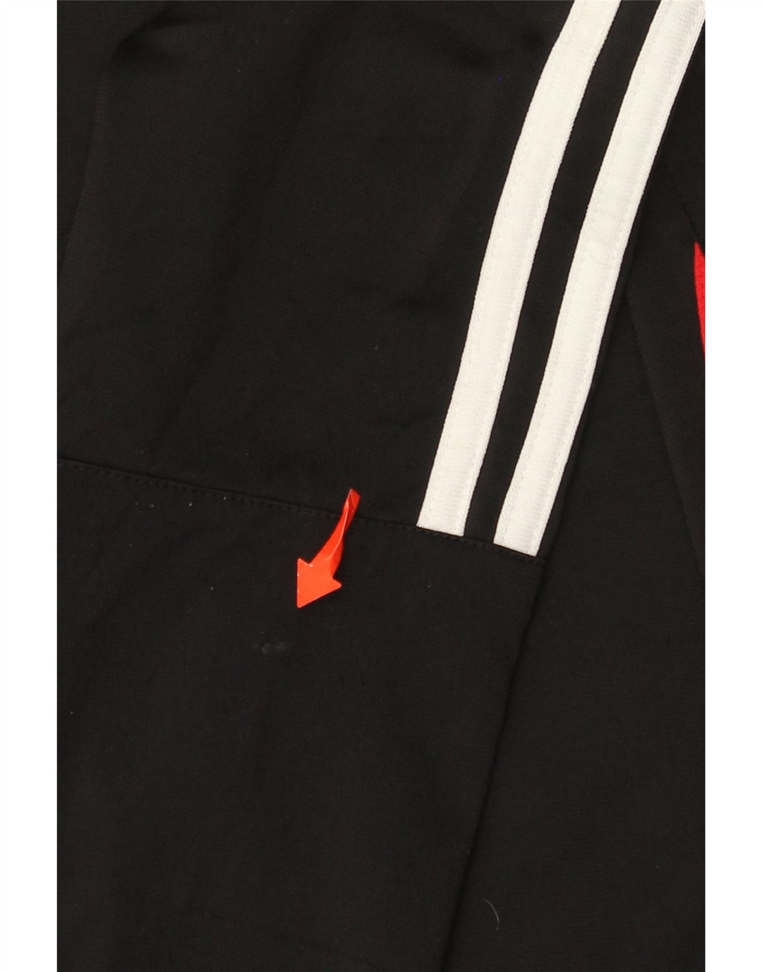 Jachetă de top pentru trening grafic Adidas pentru băieți 11-12 ani, negru, color block