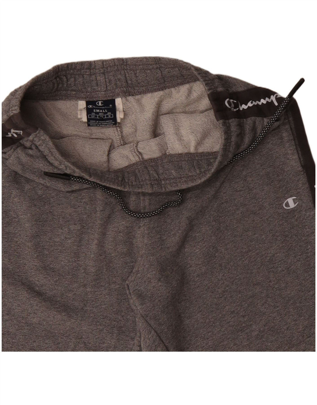 Pantaloni scurți sport grafic pentru bărbați Champion, gri mici, bumbac color bloc