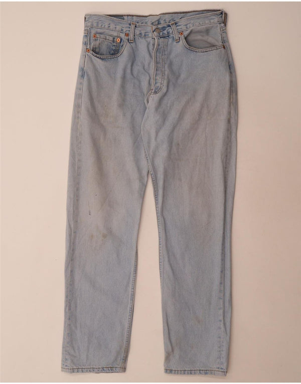 Blugi drepti pentru bărbați Levi's 517 W34 L32 Bumbac albastru