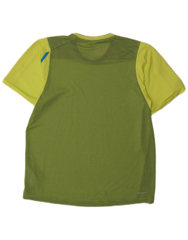 Tricou Adidas Climacool pentru bărbați Top mare poliester verde