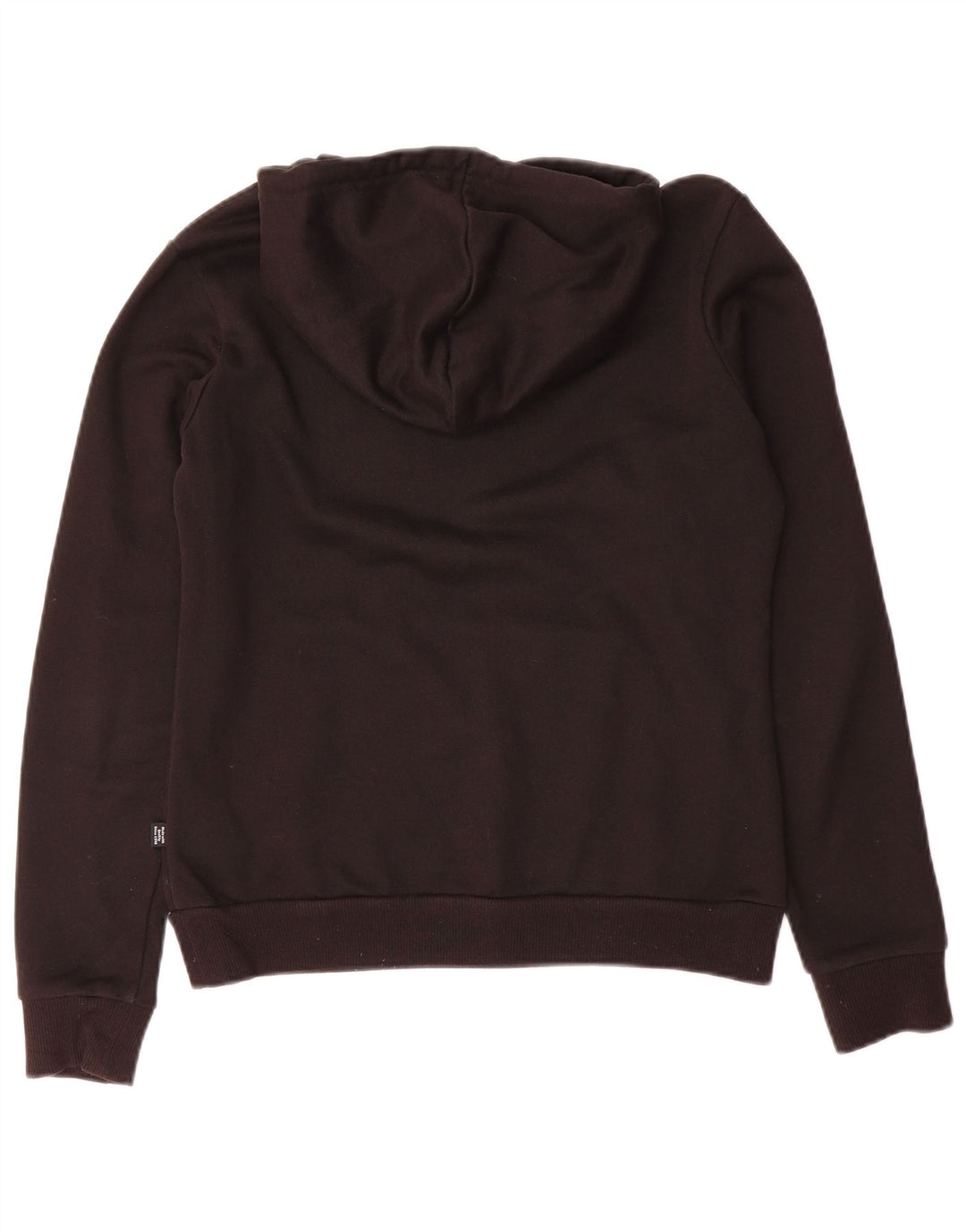 Pulover cu glugă grafic PUMA pentru femei UK 10, poliester negru mic