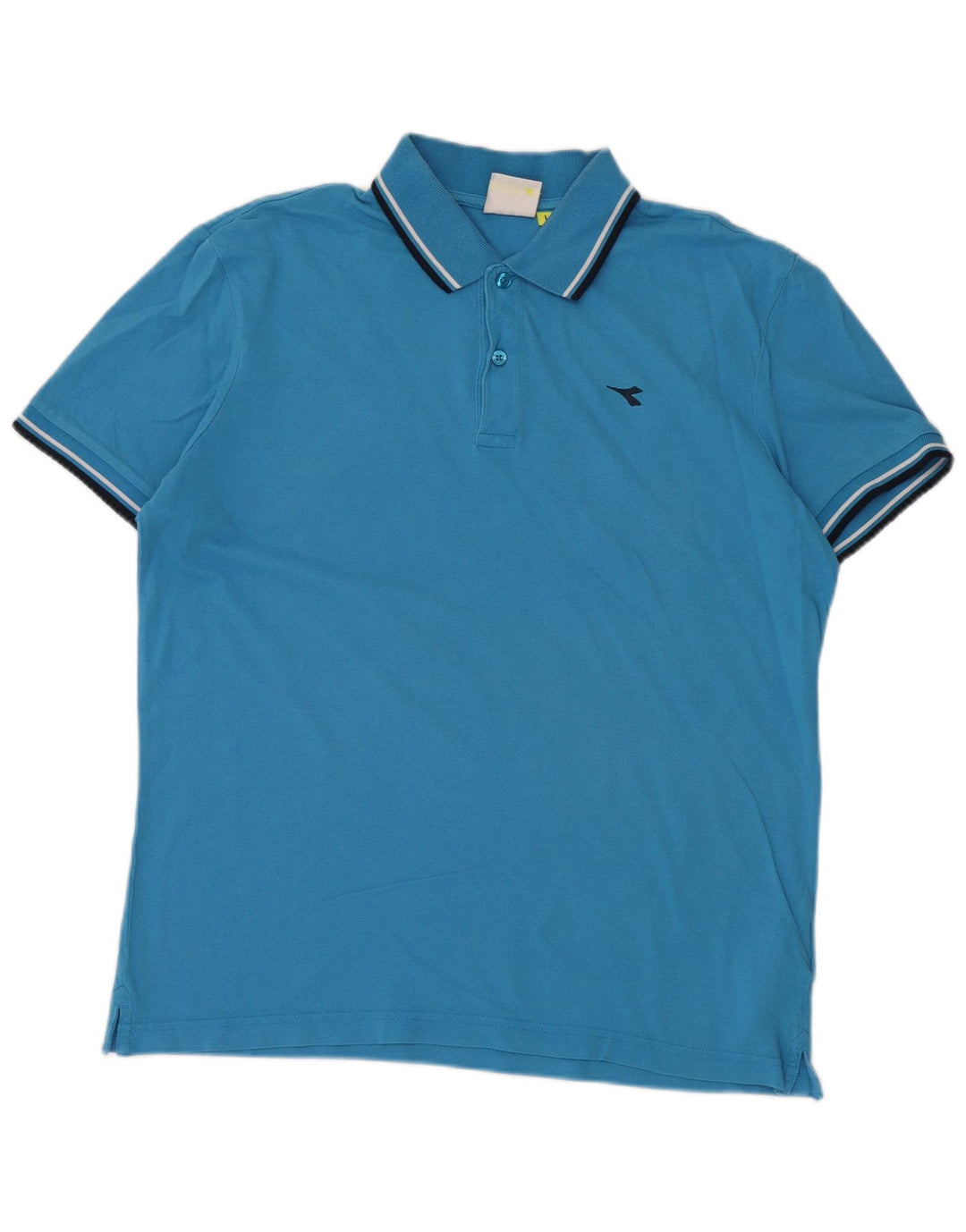 DIADORA Tricou Polo Barbati Mare Bumbac Albastru