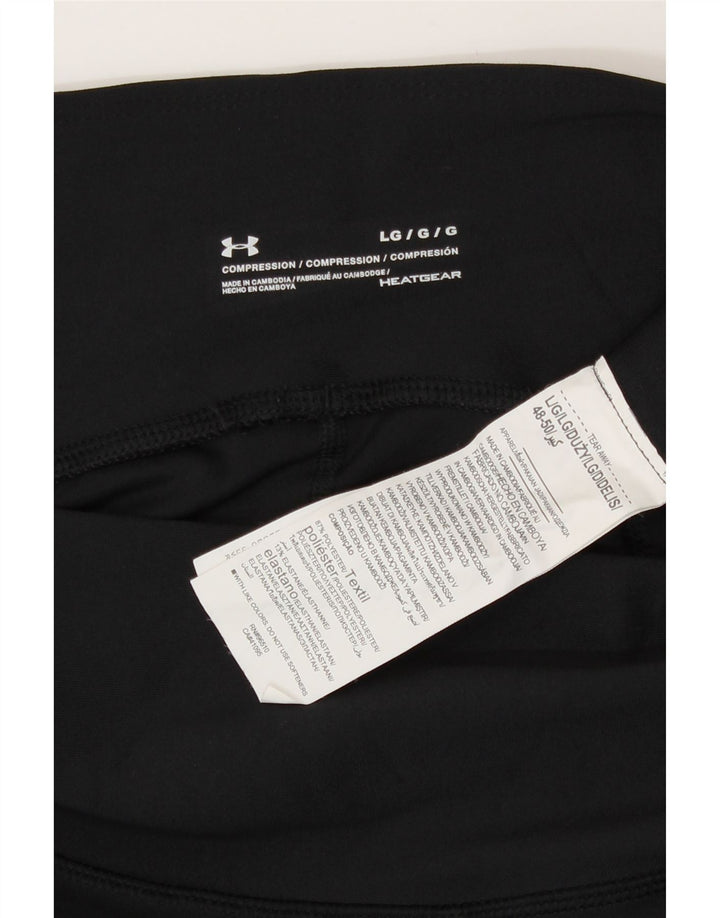 Leggings Under Armour pentru femei Heat Gear UK 14, mare, negru, poliester