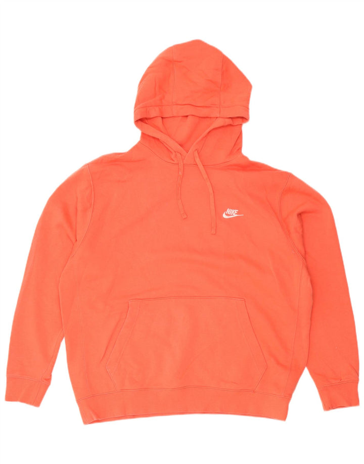 Pulover Nike pentru bărbați, XL, bumbac portocaliu