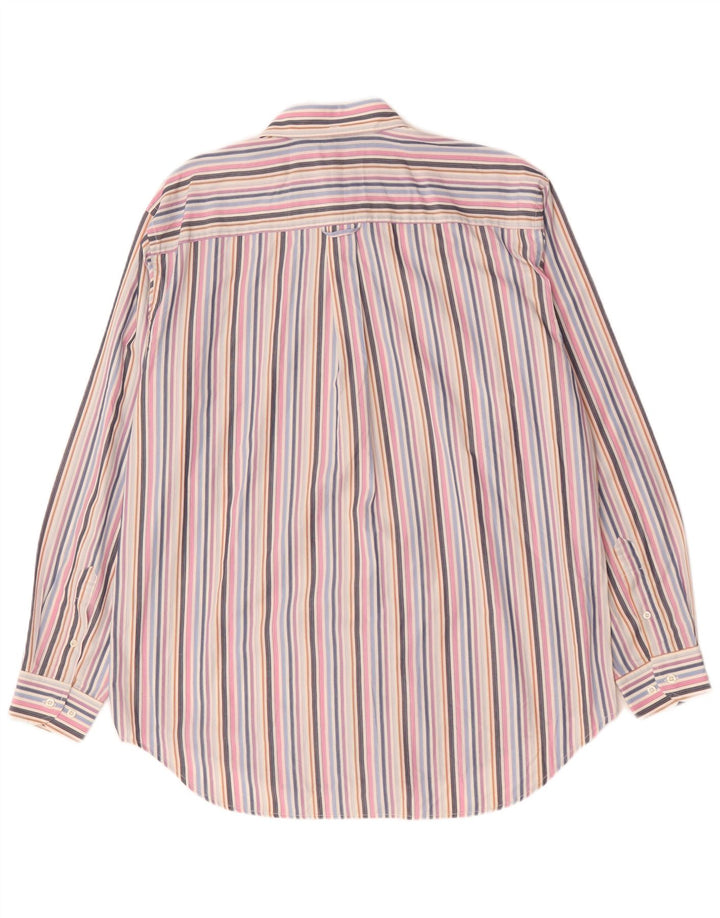Cămașă pentru bărbați LACOSTE Mărimea 44 XL Bumbac cu dungi multicolore