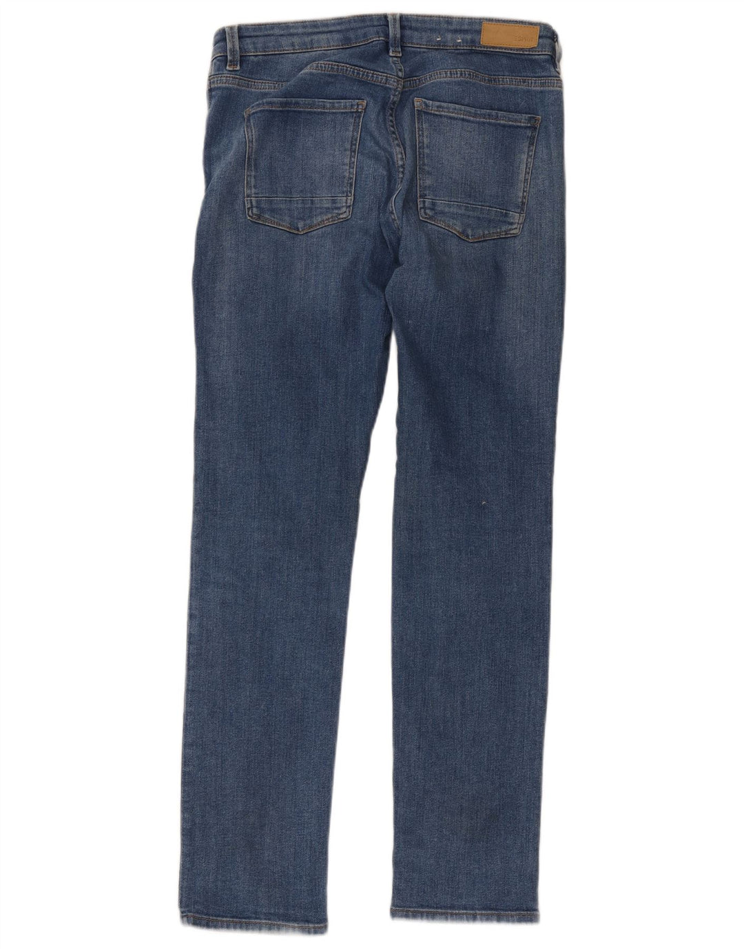 Esprit Blugi Drepți Femei L30 L32 Bumbac Albastru
