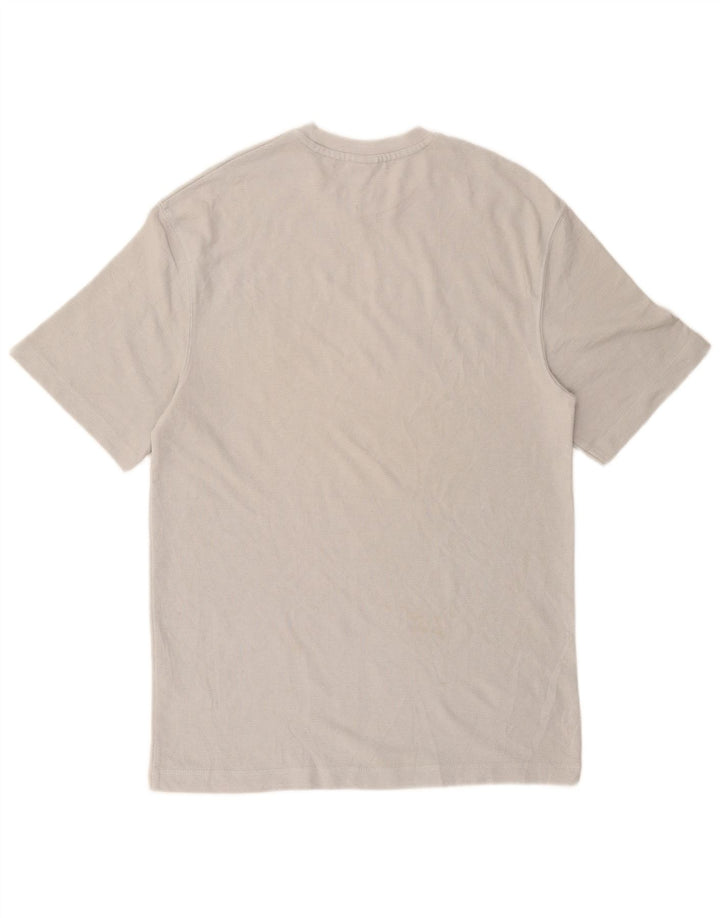 Tricou pentru bărbați Zara Top din bumbac gri mediu