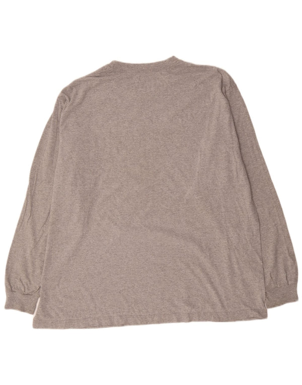 Reebok pentru bărbați New Orleans Saints tricot cu mânecă lungă, 2XL, gri pătat
