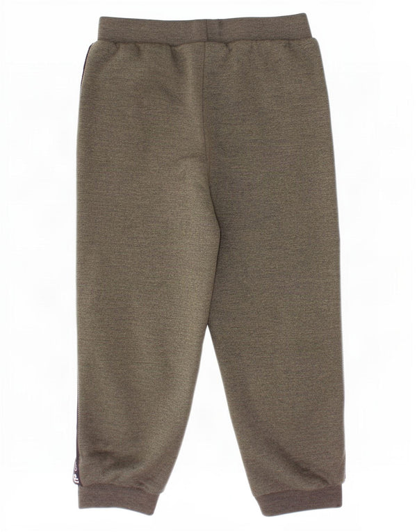 Pantaloni de trening cu grafica Ellesse pentru bebelusi baieti 18-24 luni kaki color block