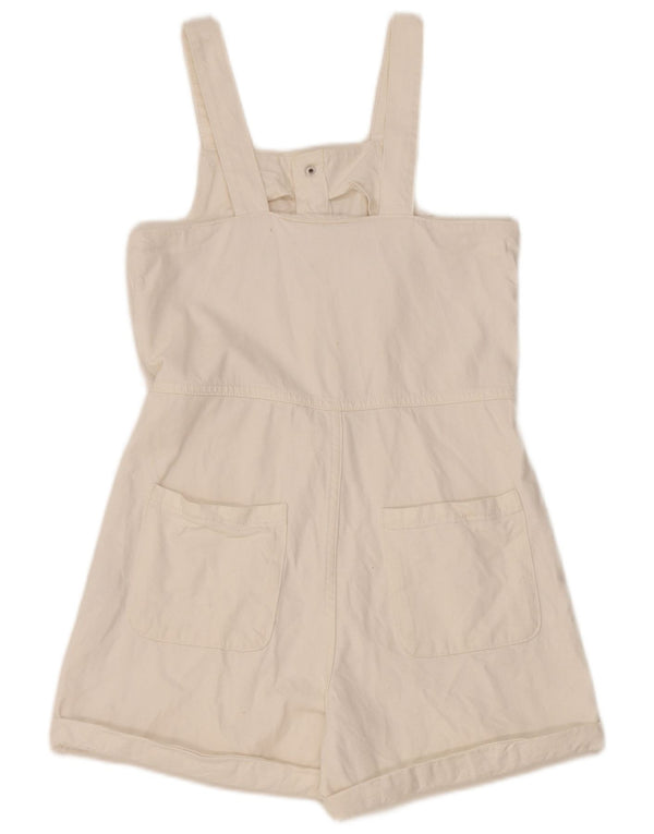 Combi Zara Fete Denim 13-14 Ani Bumbac Alb