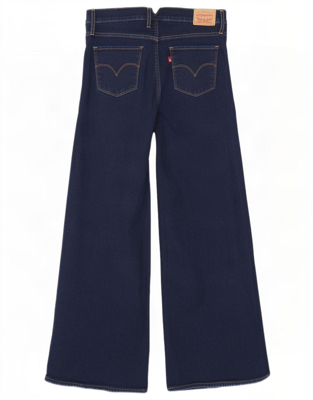 Blugi Levi's pentru femei 318 Shaping Wide Leg W30 L30 bleumarin
