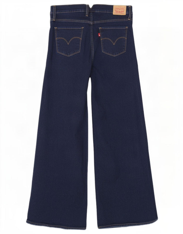 Blugi Levi's pentru femei 318 Shaping Wide Leg W30 L30 bleumarin