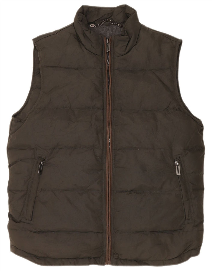 Gilet căptușit pentru bărbați John Lewis UK 38 Medium Khaki Nylon