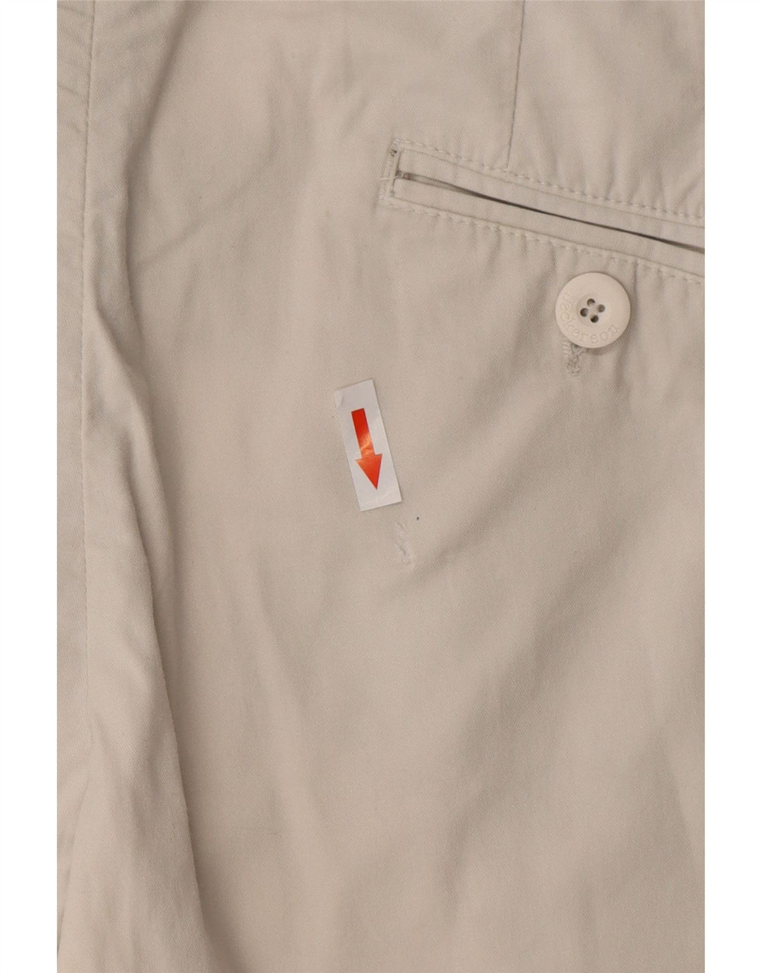 Pantaloni scurti chino pentru femei Jeckerson W31, bumbac mediu bej