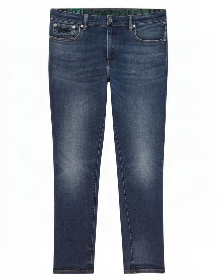 Blugi slim pentru femei Superdry W34 L29 Bumbac albastru