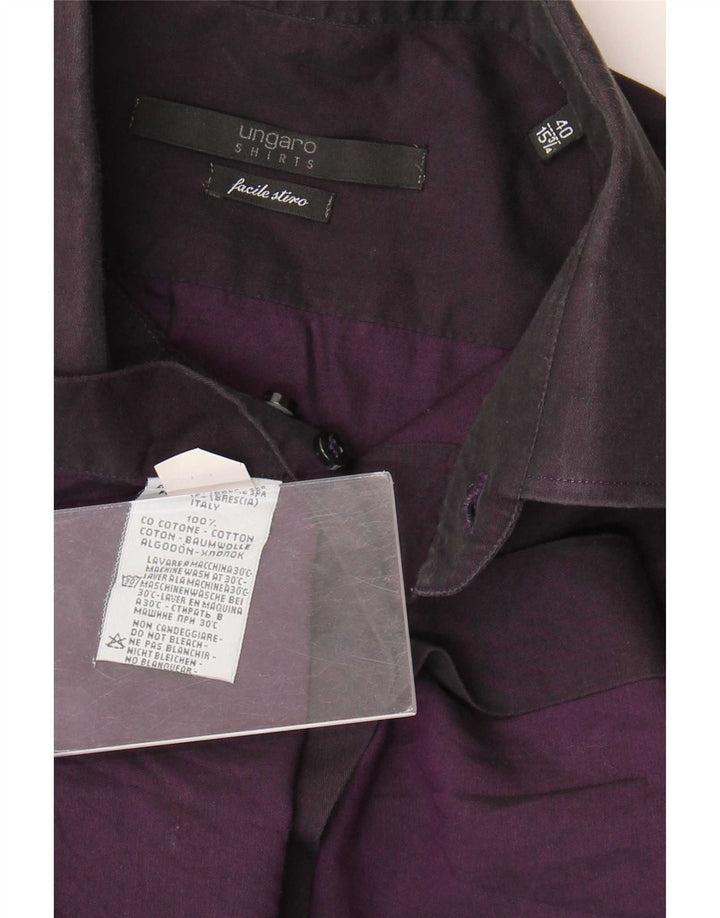 Cămașă pentru bărbați Ungaro Mărimea 40 15 3/4 Bumbac violet mediu