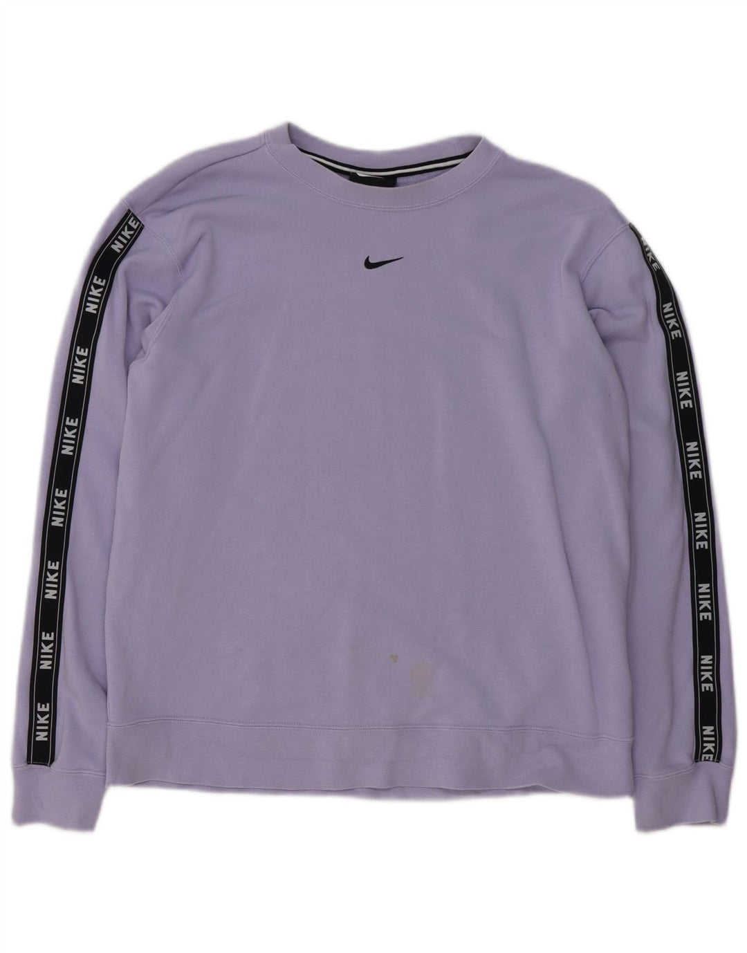 Pulover de hanorac grafic Nike pentru femei UK 14, bumbac violet mediu