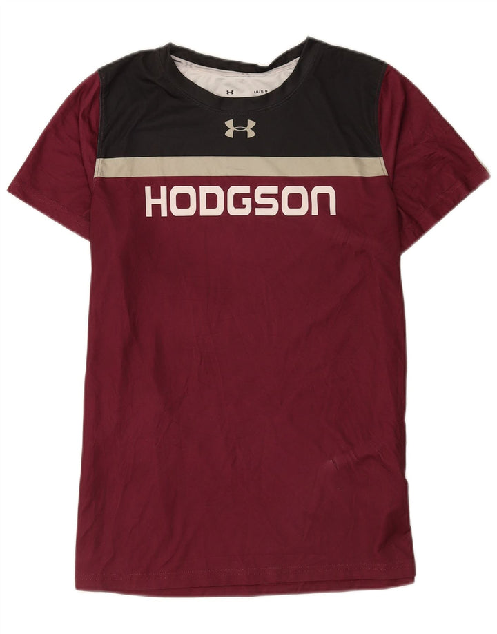 Tricou grafic pentru bărbați Under Armour Top mare Burgundy Poliester color bloc