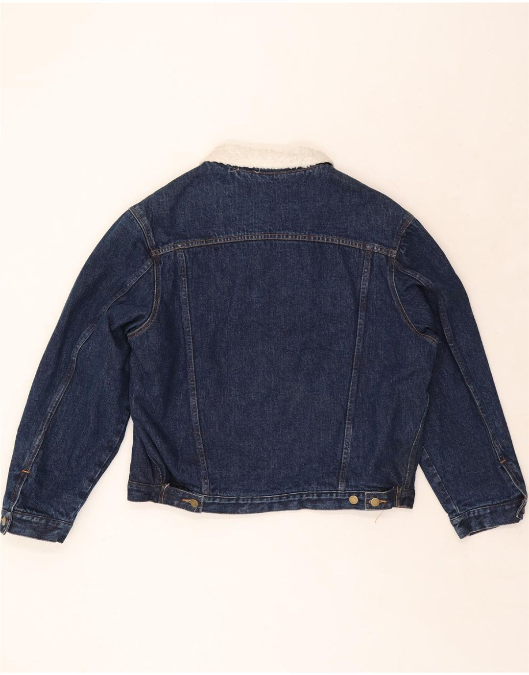 GREEN FOX Jachetă de blugi Sherpa pentru bărbați UK 38 Medium Blue