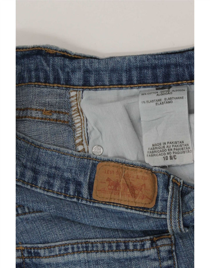 Jeans Levi's pentru femei 529 Curvy Bootcut US 10 Large W30 L29 Blue Bumbac