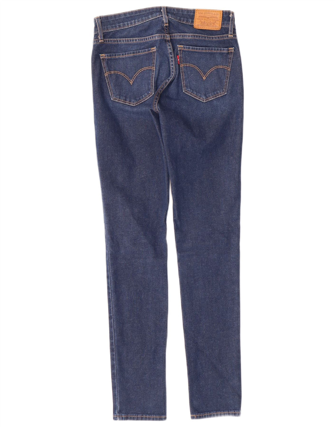 Blugi skinny 711 pentru femei LEVI'S W25 L28 bumbac albastru