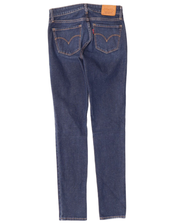 Blugi skinny 711 pentru femei LEVI'S W25 L28 bumbac albastru