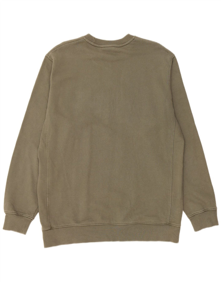 Hanorac grafic pentru bărbați Lee Pulover Medium Kaki Bumbac