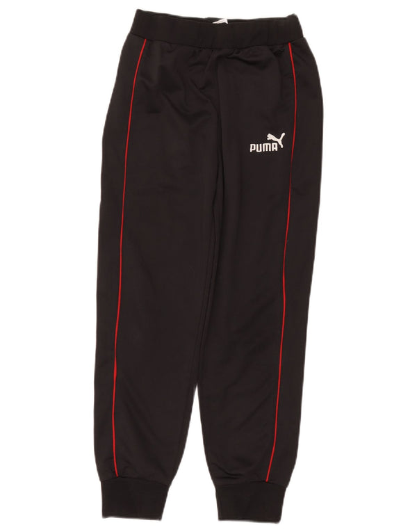 PUMA Băieți Pantaloni de trening Pantaloni de jogging 9-10 ani Poliester negru