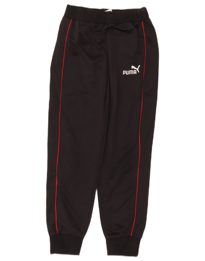 PUMA Băieți Pantaloni de trening Pantaloni de jogging 9-10 ani Poliester negru