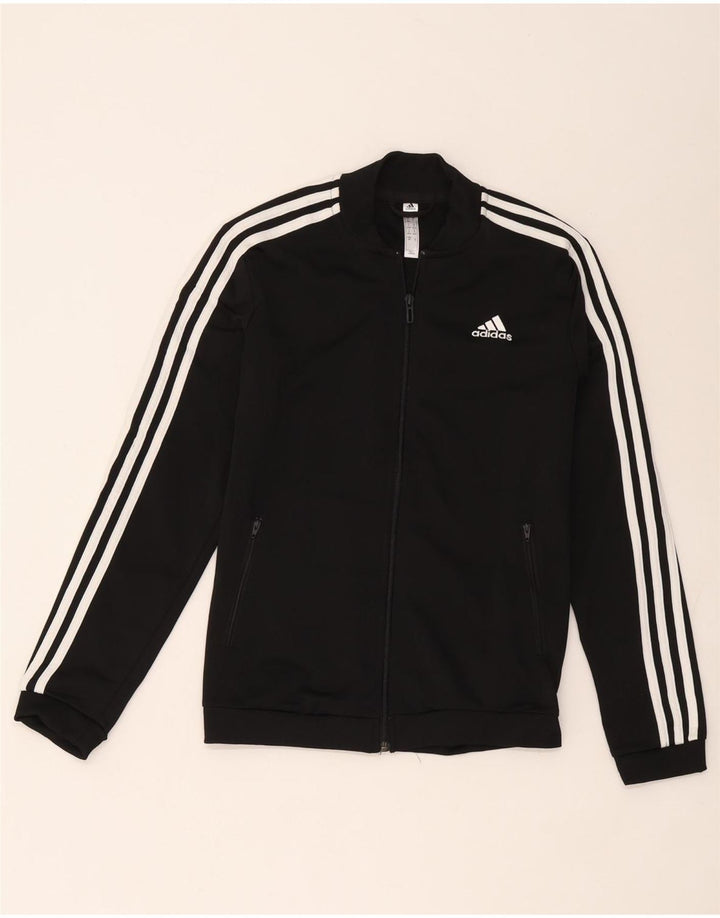 Jachetă de trening pentru femei Adidas UK 8/10 Poliester negru mic