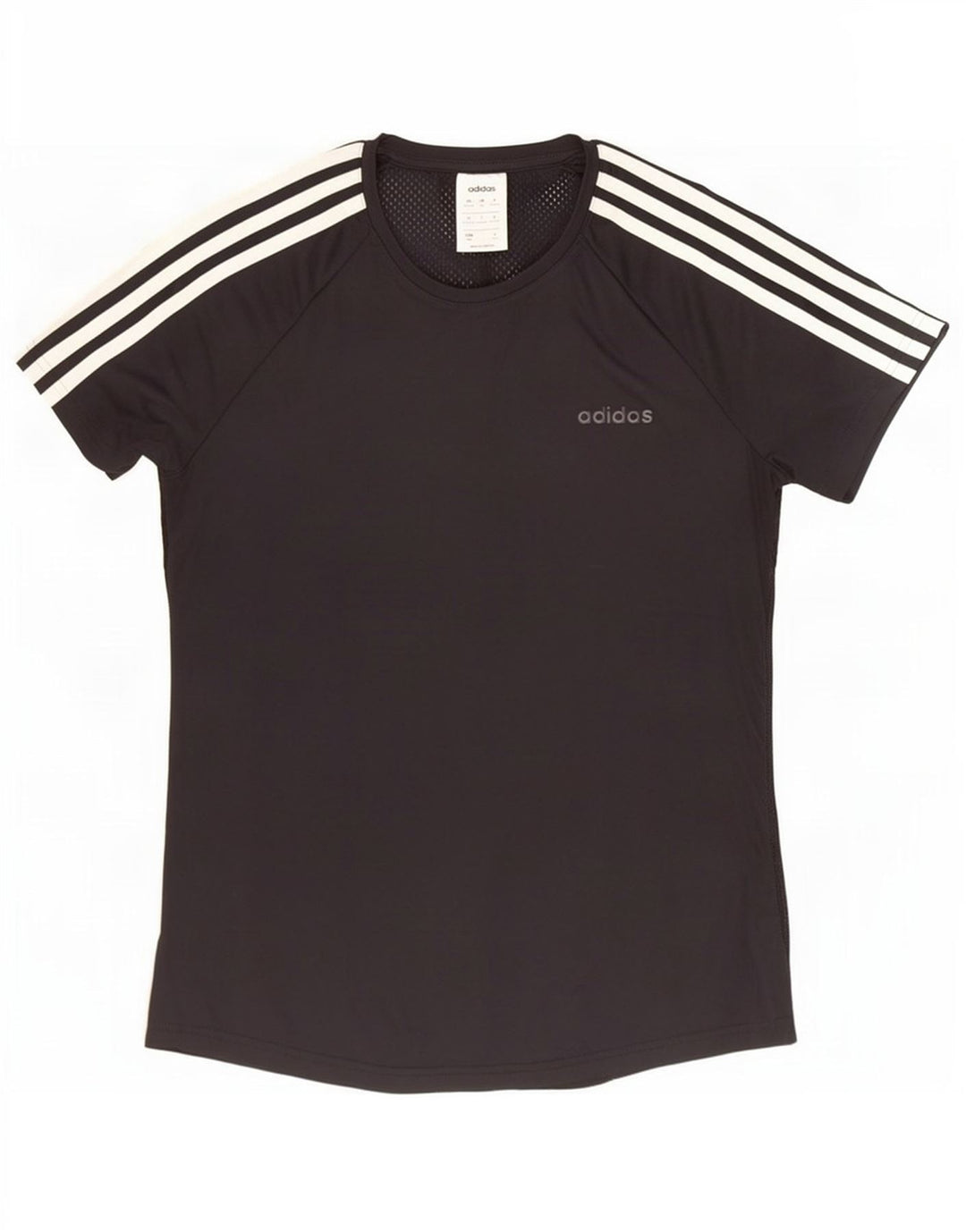 Tricou Adidas Climalite pentru femei Top UK 12/14 Poliester mediu negru