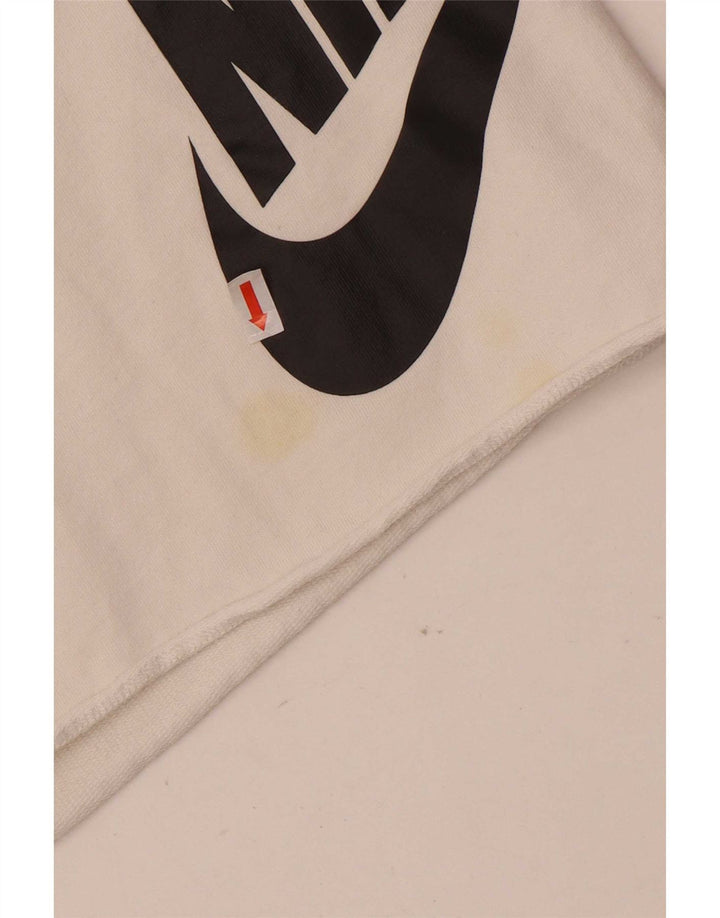 Pantaloni scurți sport grafic Nike pentru bărbați XL, bumbac alb