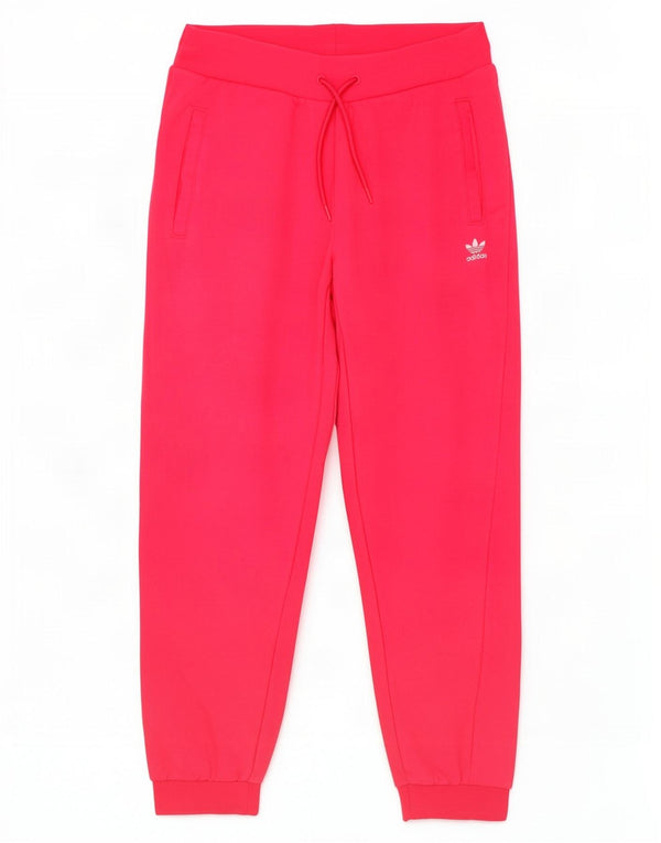 Pantaloni de trening Adidas pentru femei Joggeri UK 14 Bumbac roz mediu