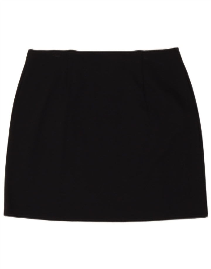 Fusta mini pentru femei Marks & Spencer UK 14 Large W32 Black Viscose