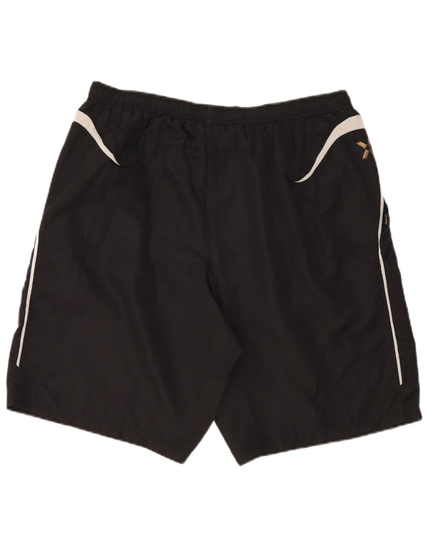 Pantaloni scurți sport Umbro pentru bărbați 2XL, negru, poliester color bloc